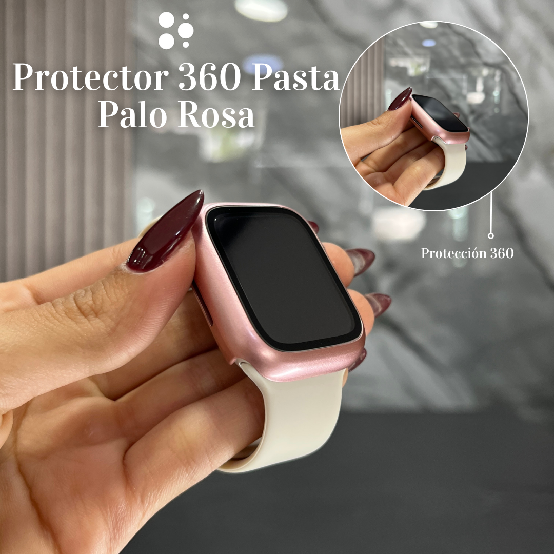 Protector 360 Pasta Apple Watch Palo Rosa