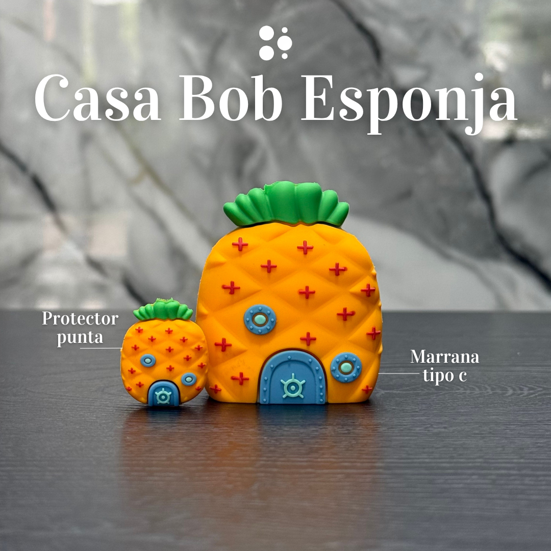 Protector de Cargador Casa Bob Esponja
