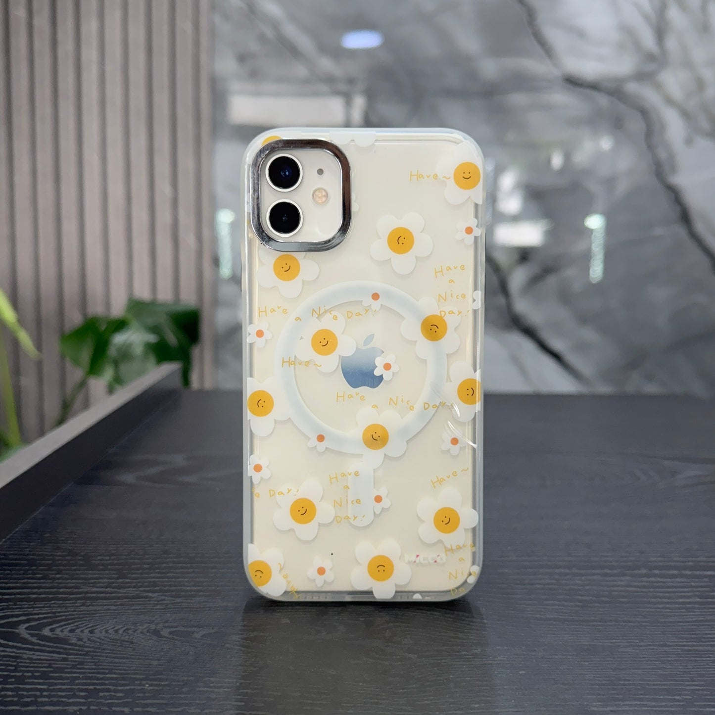 Case MagSafe Flowers Girasoles Animados