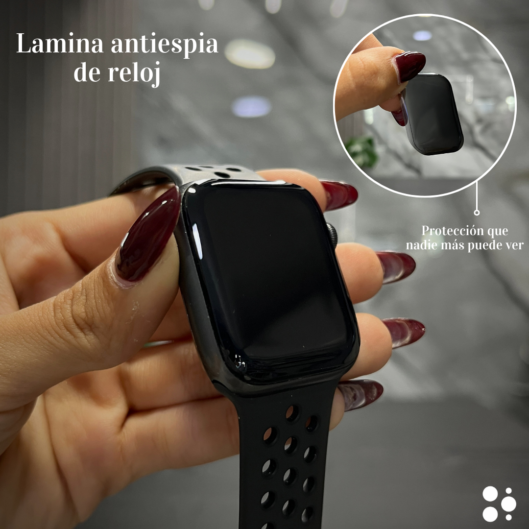 Lamina Protectora Apple Watch Antiespia