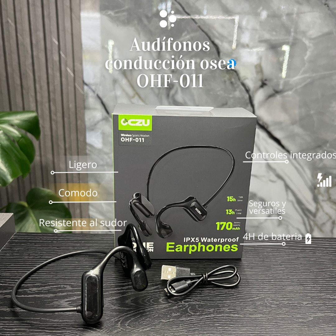 Audifonos conducción osea Oczu OHF-011