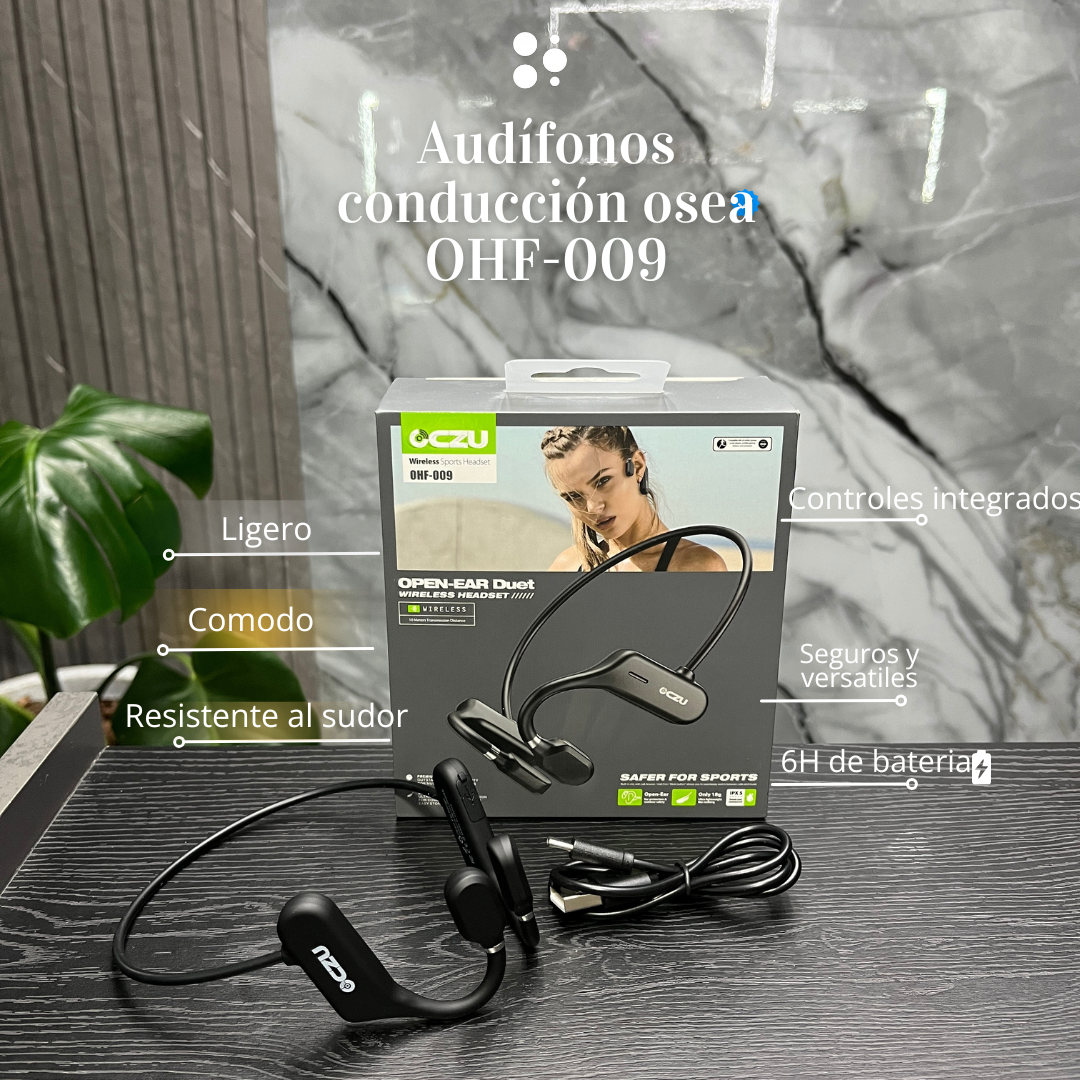 Audífonos conducción osea Oczu OHF-009