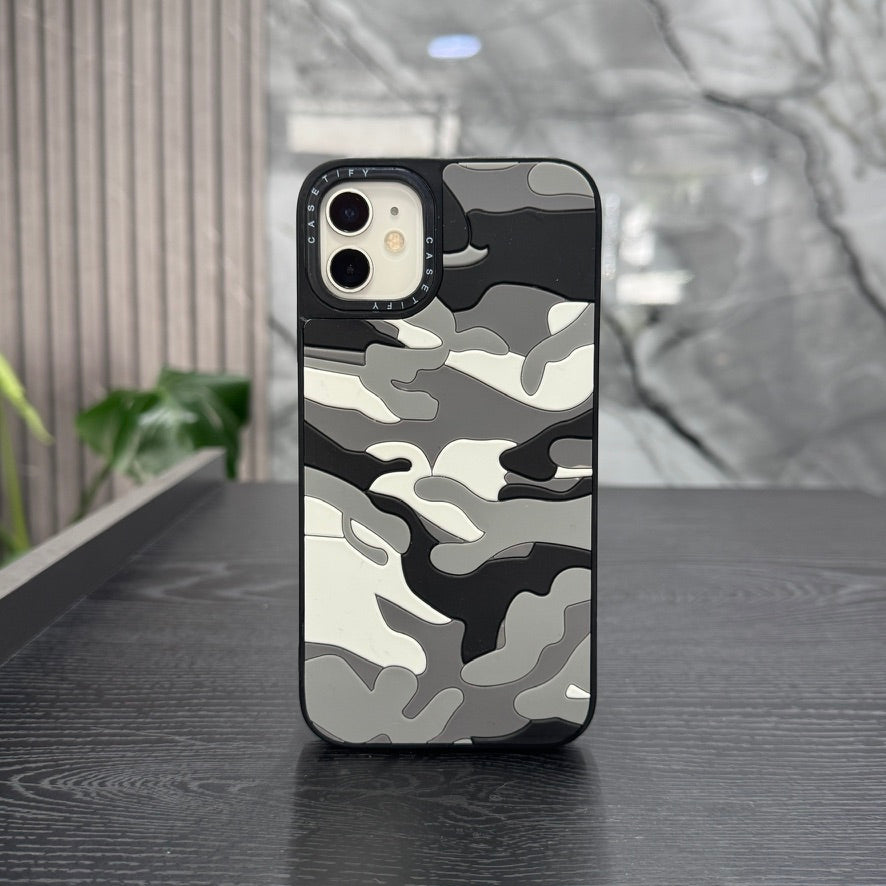 Case Black Camuflado Gris