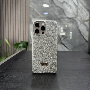 Case Swarovski Plateado