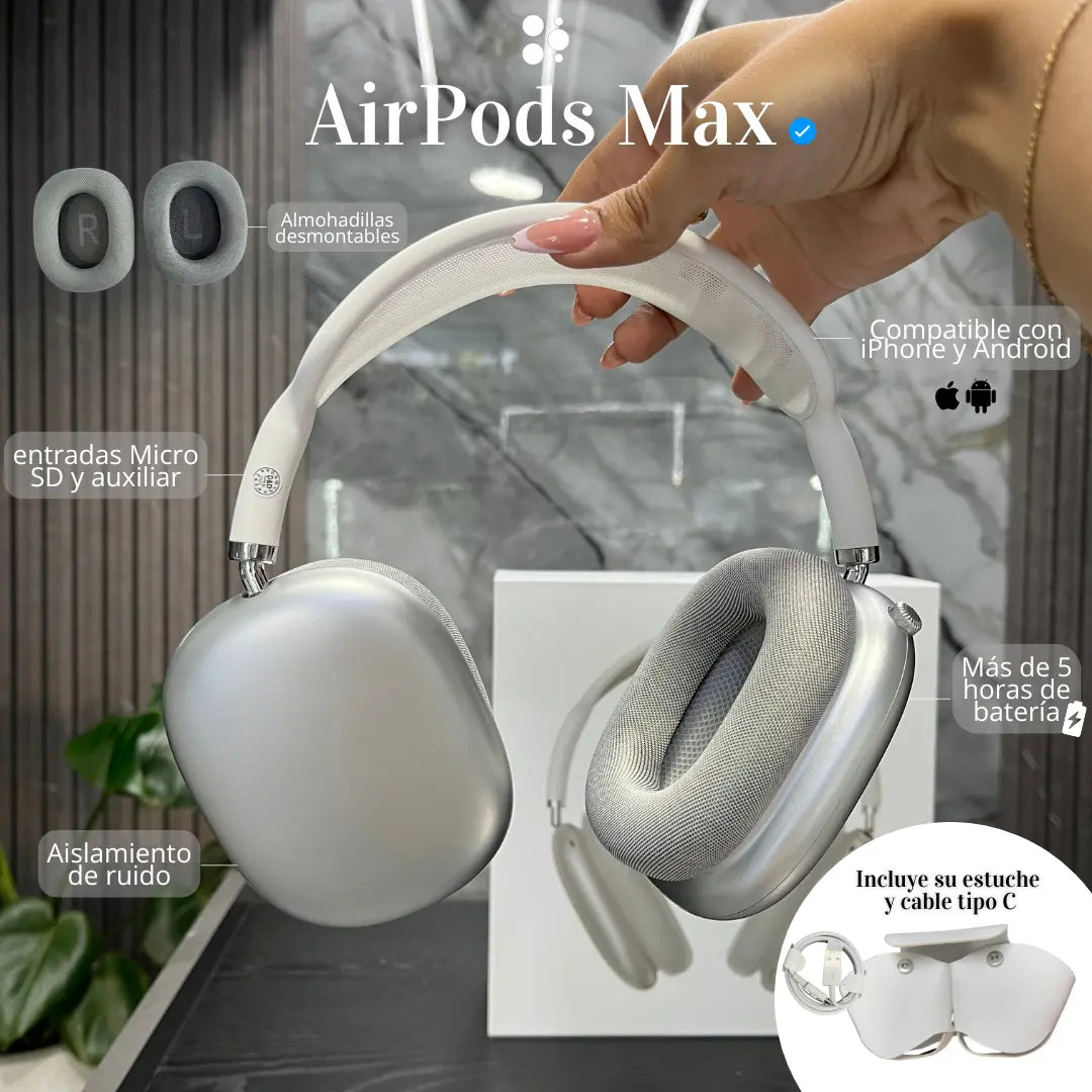 AirPods Max Calidad Medium Gris Espacial