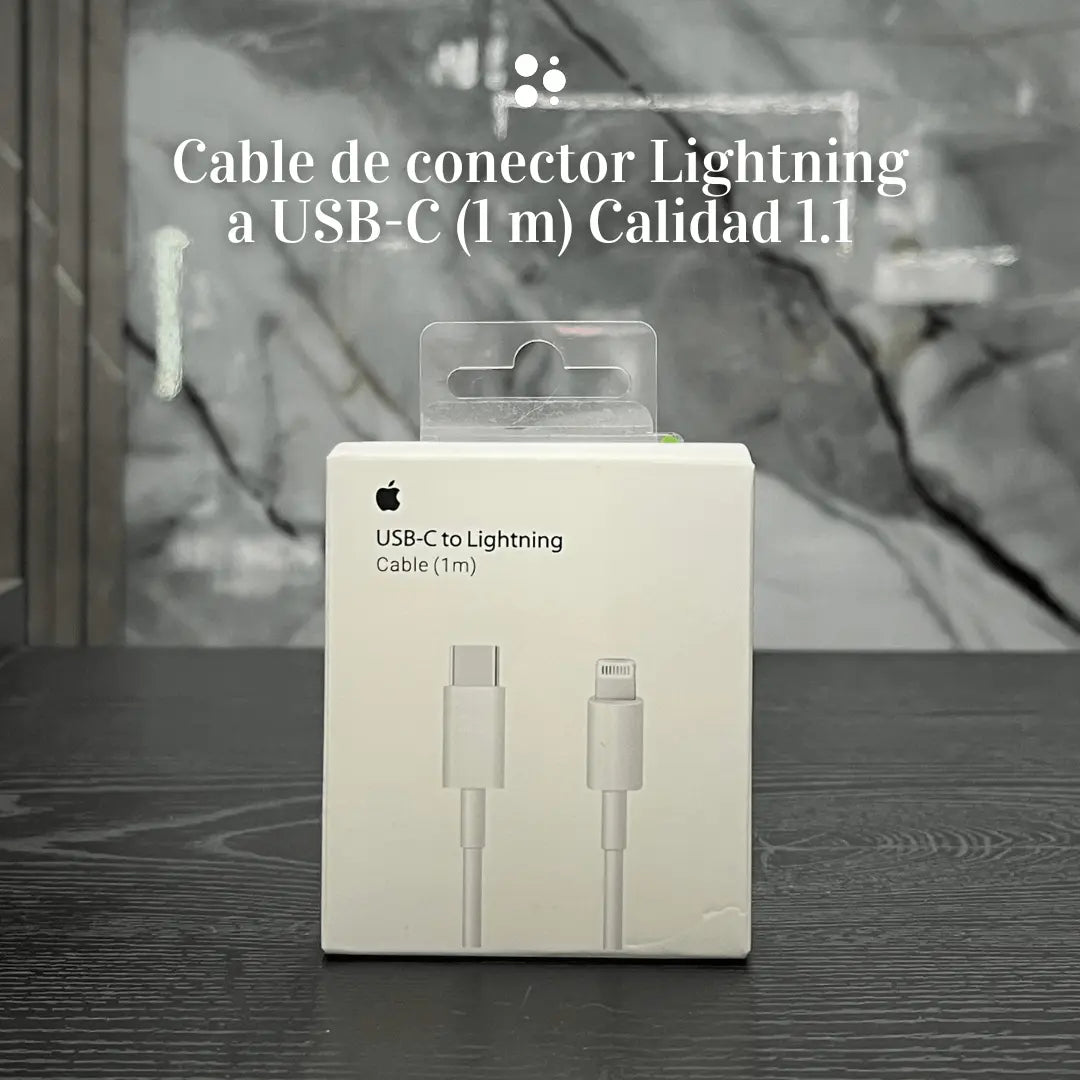 Cable Lightning a USB-C (1 m) Calidad 1.1
