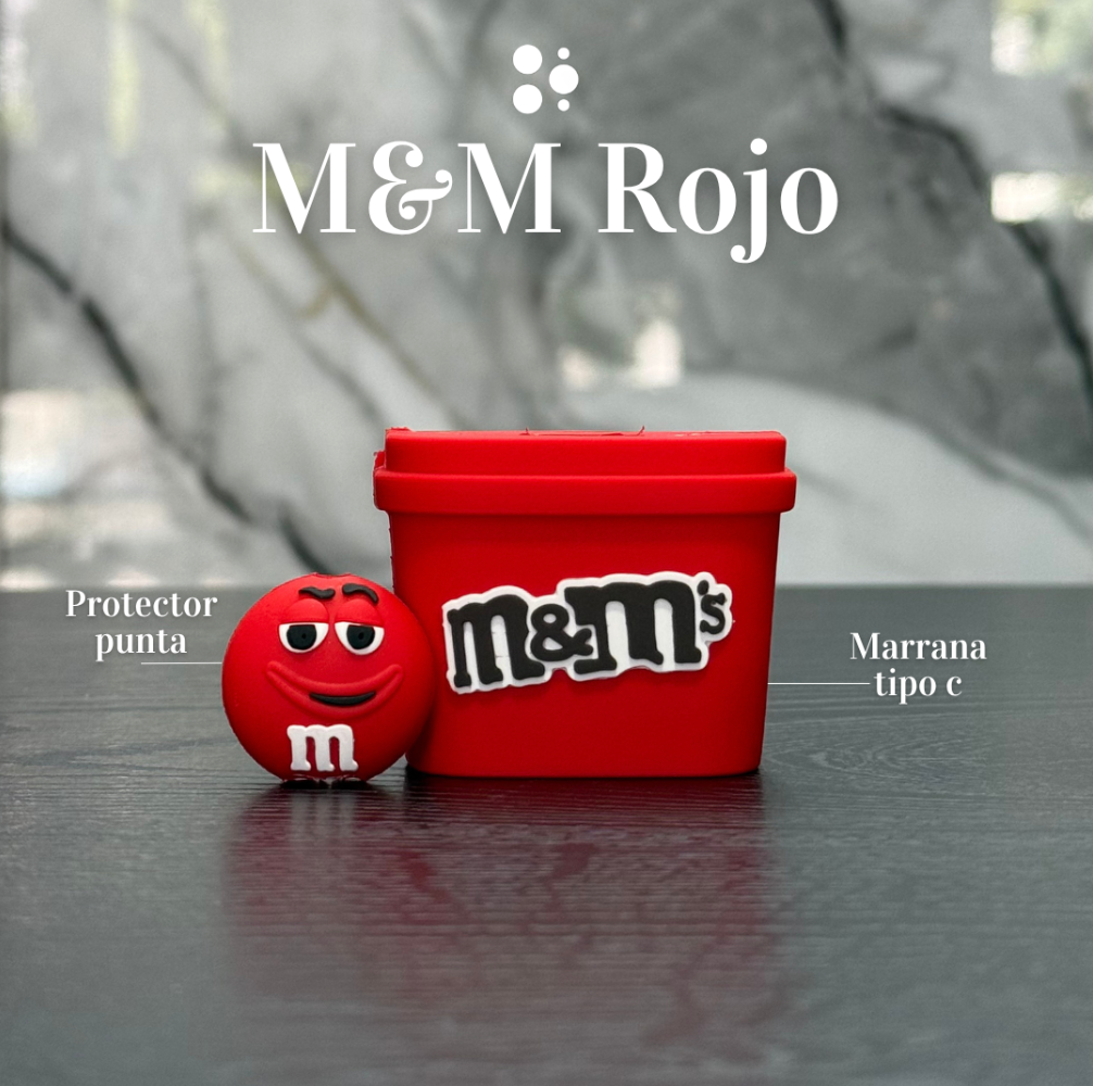 Protector de Cargador M&M Rojo