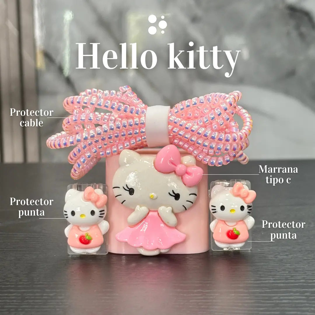 Protector de Cargador Completo Hello Kitty