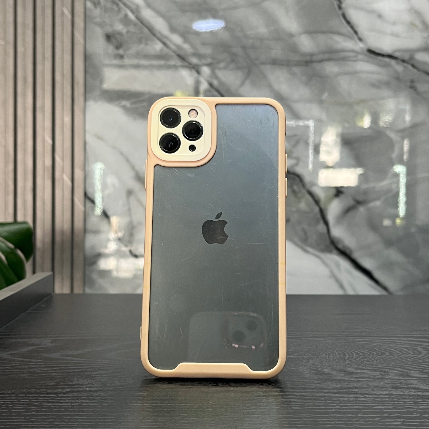 Case Borde Piel con camaras Blancas