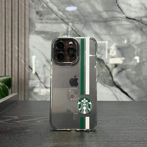 Case Starbucks Linea Verde Blanca