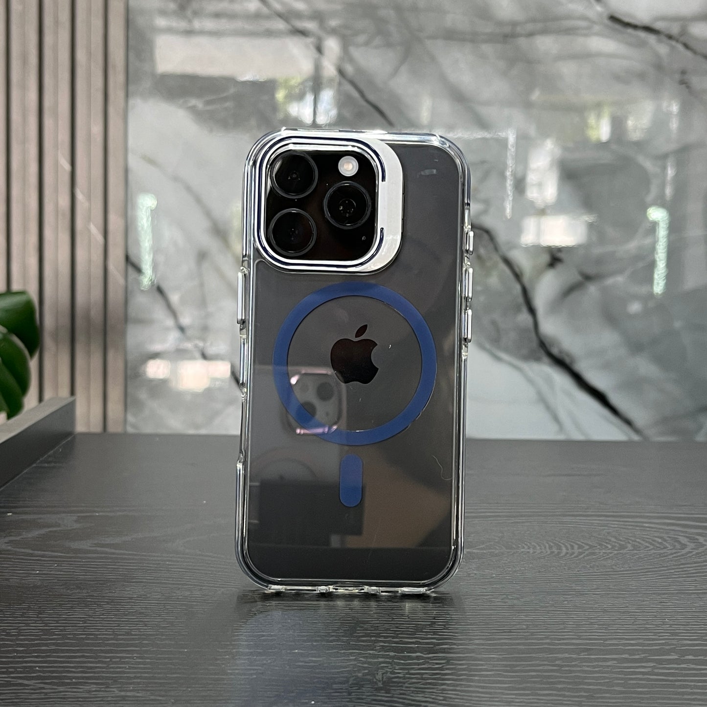 Case MagSafe Soporte Azul Oscuro Gear 4