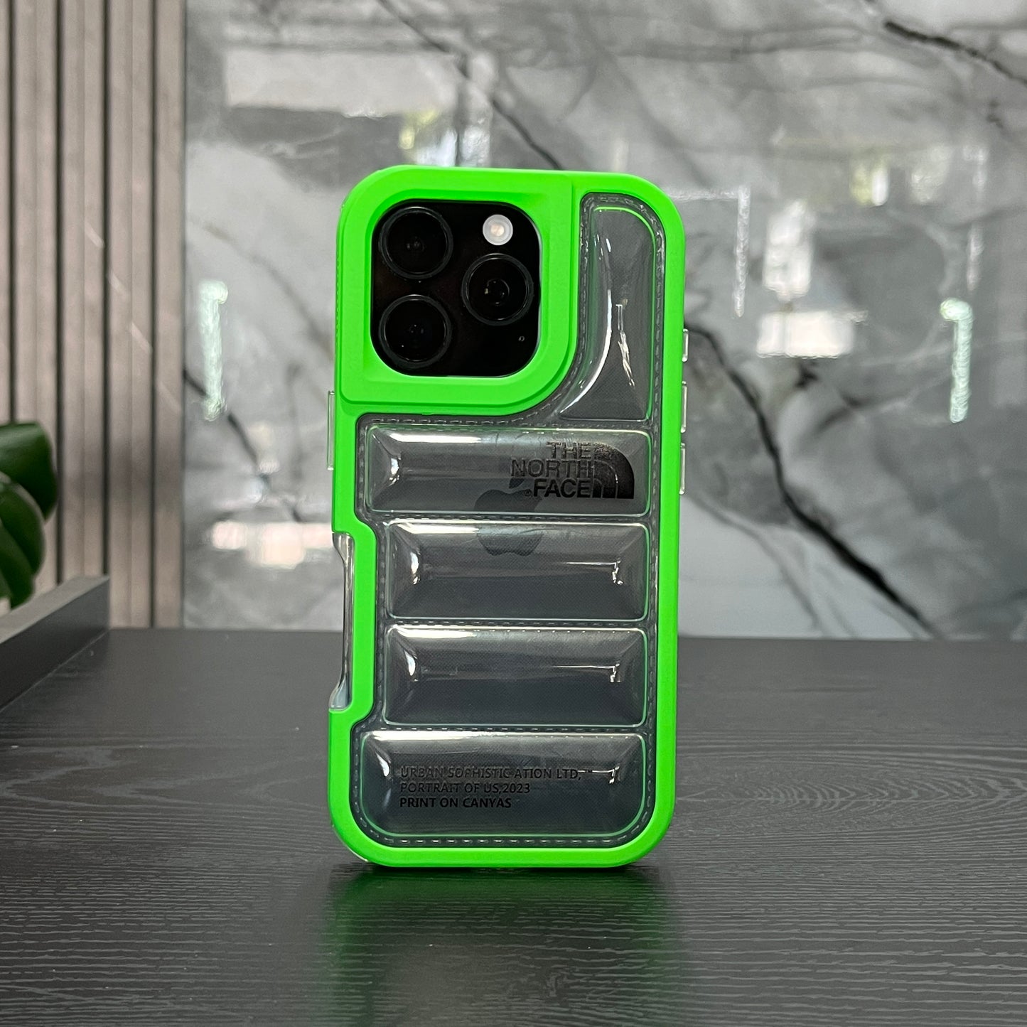 Case The North Face Verde Neón