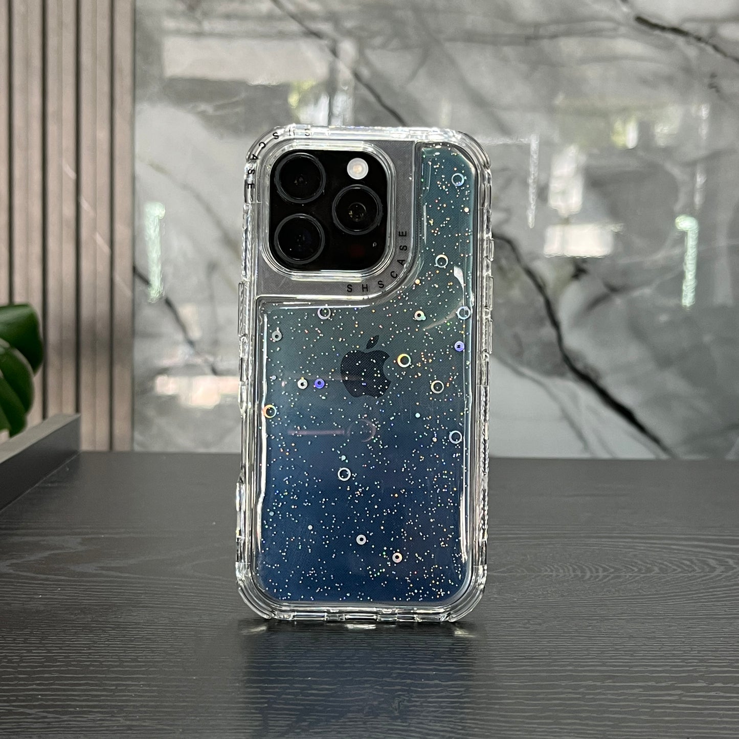 Case 360 Glitter Azul