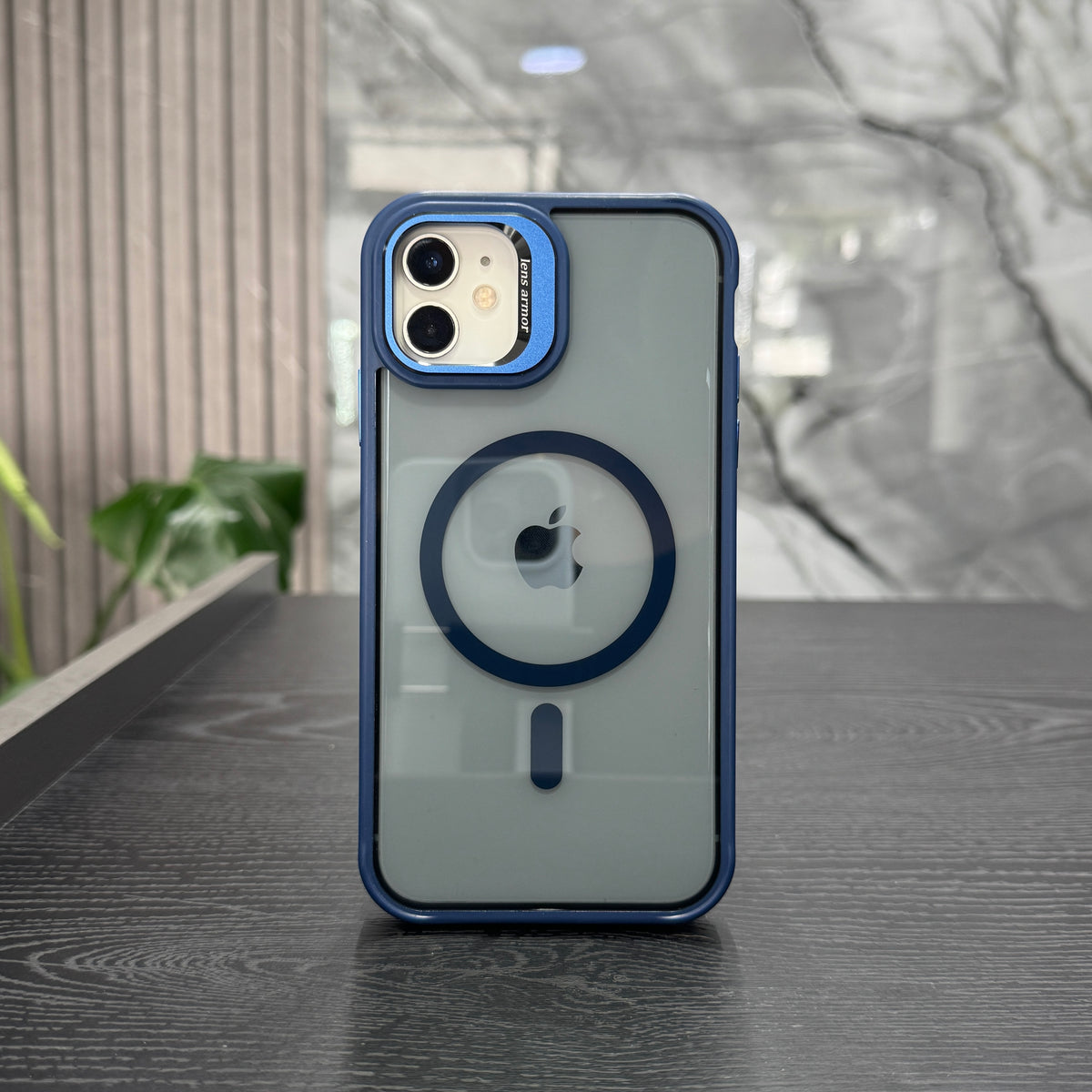 Case MagSafe Polarizado Azul