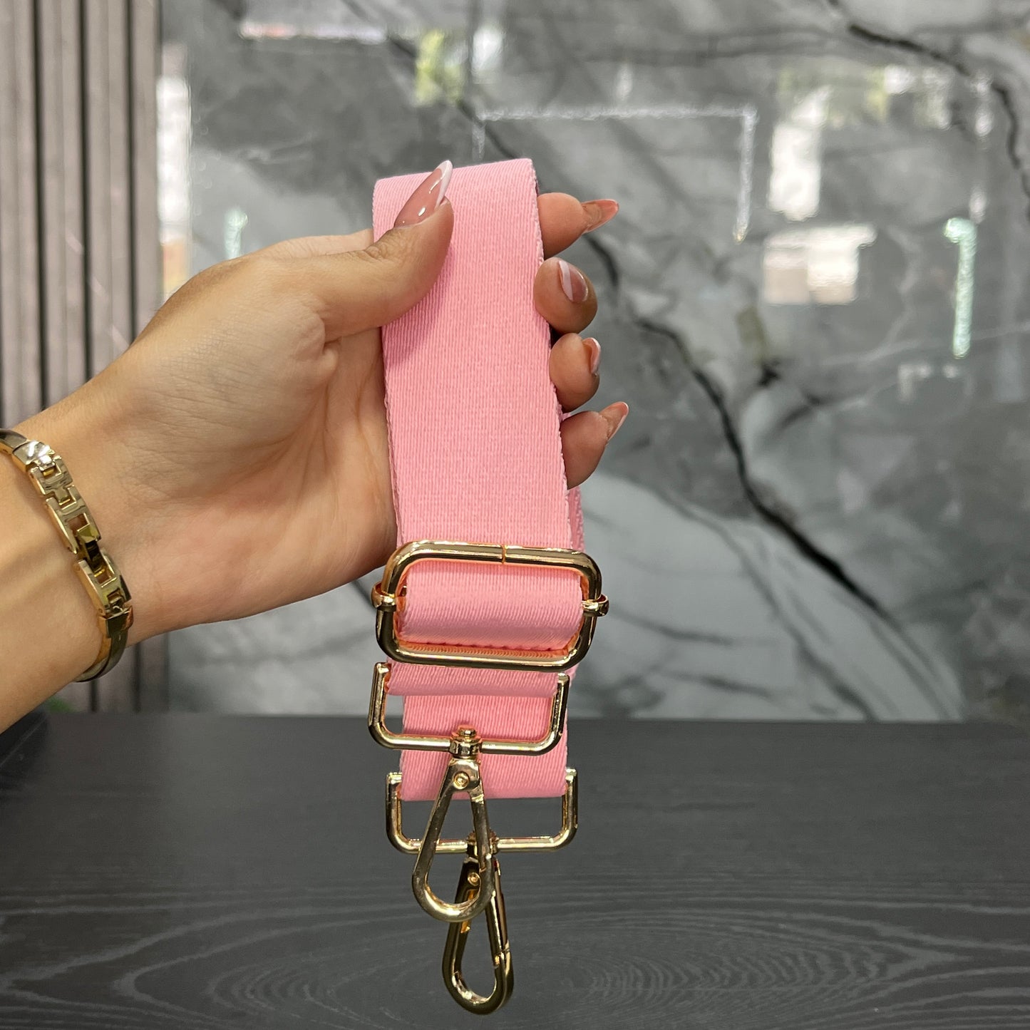 Strap Cuello Grueso Diseño Rosado