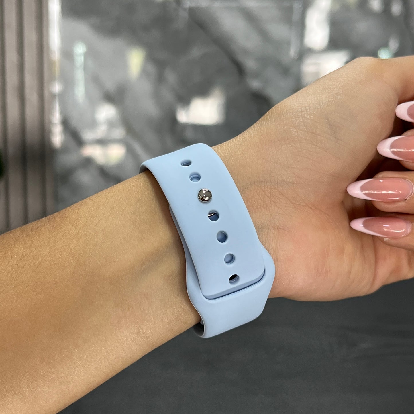 Pulso Silicone Azul Cielo