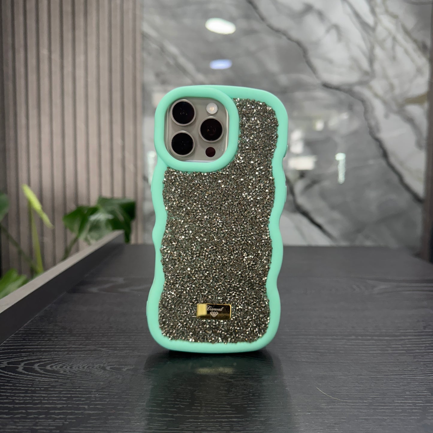 Case Ondas Diamond Verde Menta