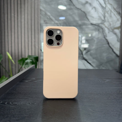 Silicone Case Beige Sin Logo