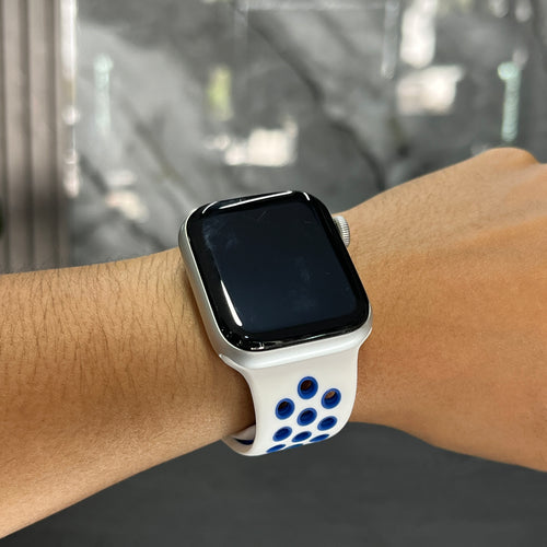Pulso Nike Blanco con Azul
