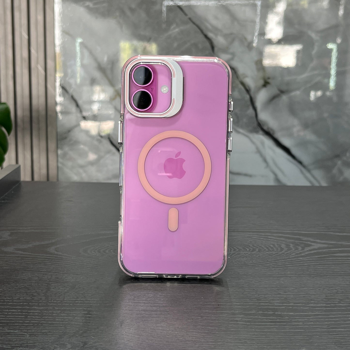 Case MagSafe Soporte Rosado Gear 4