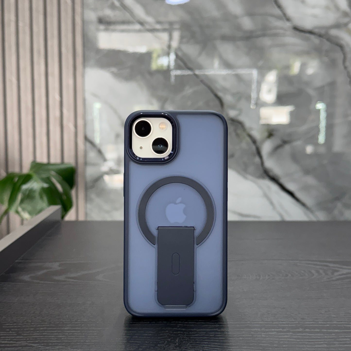 Case MagSafe Con Soporte New Azul