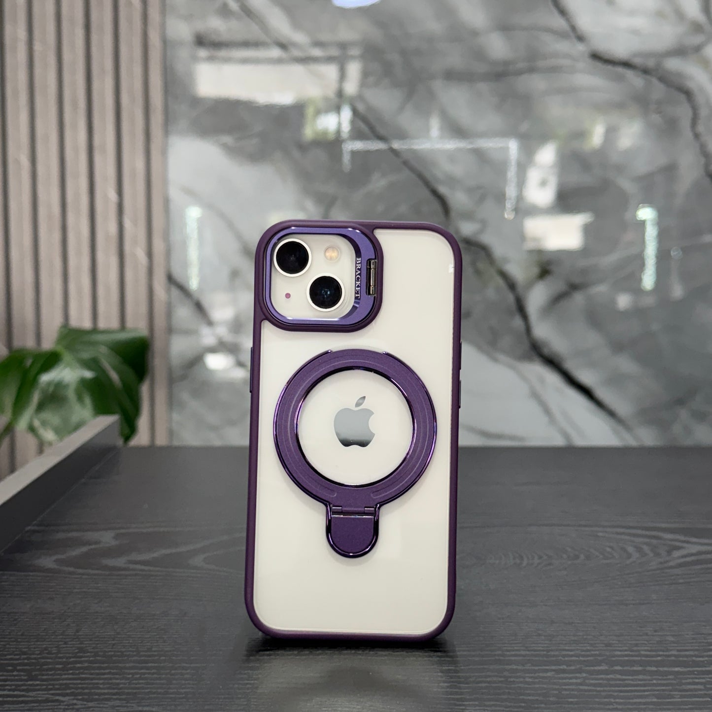 Case MagSafe Doble Soporte Morado