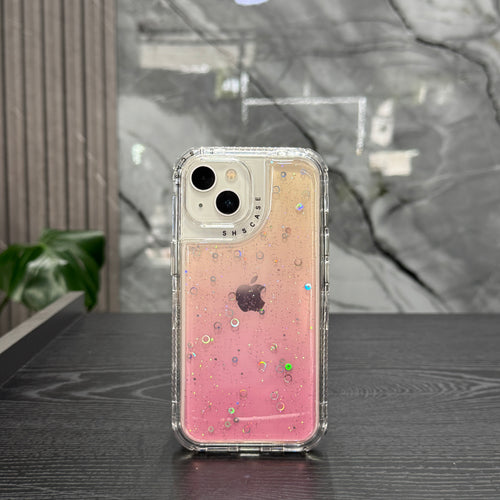 Case 360 Glitter Amarillo Rosado
