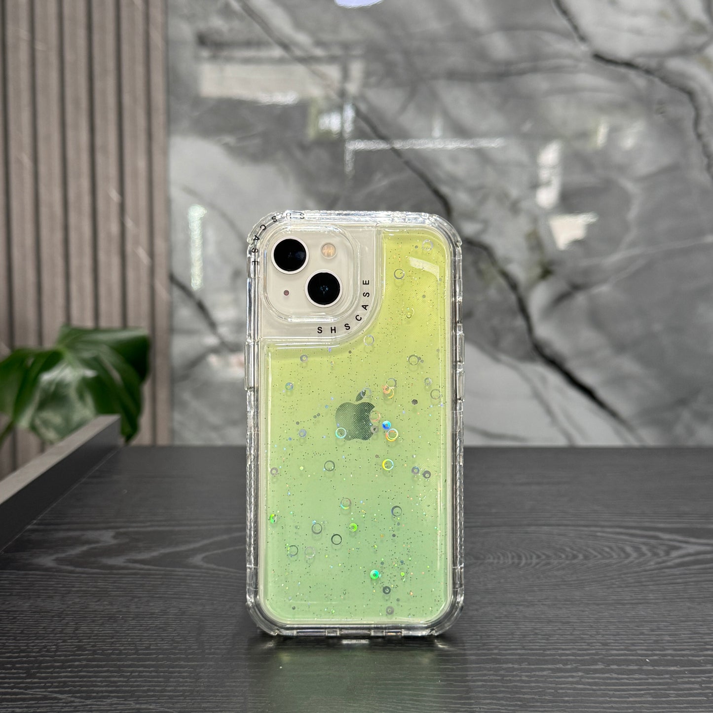 Case 360 Glitter Verde