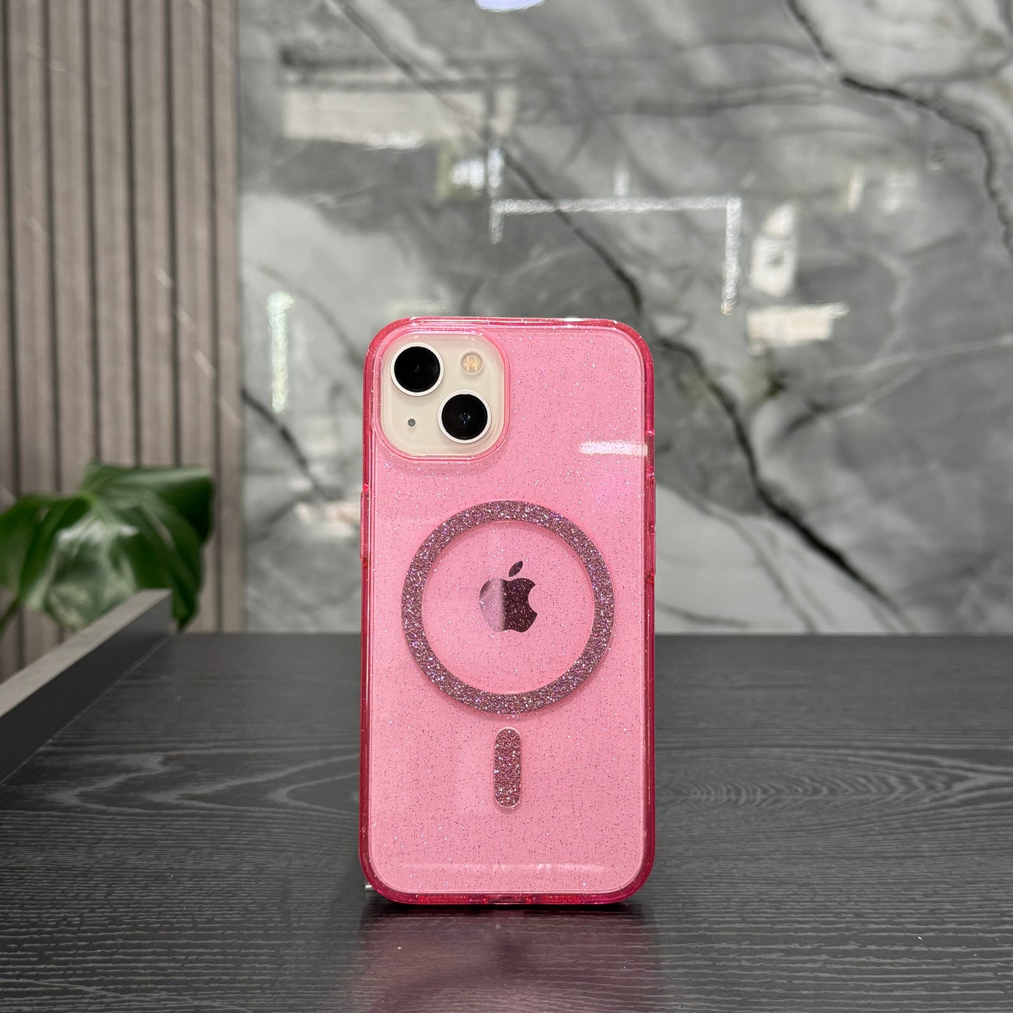 Case MagSafe Brillo Fucsia
