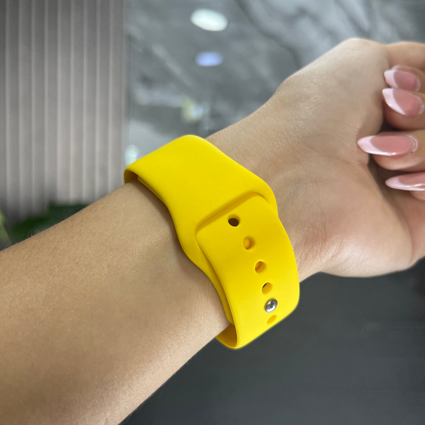 Pulso Silicone Amarillo Encendido