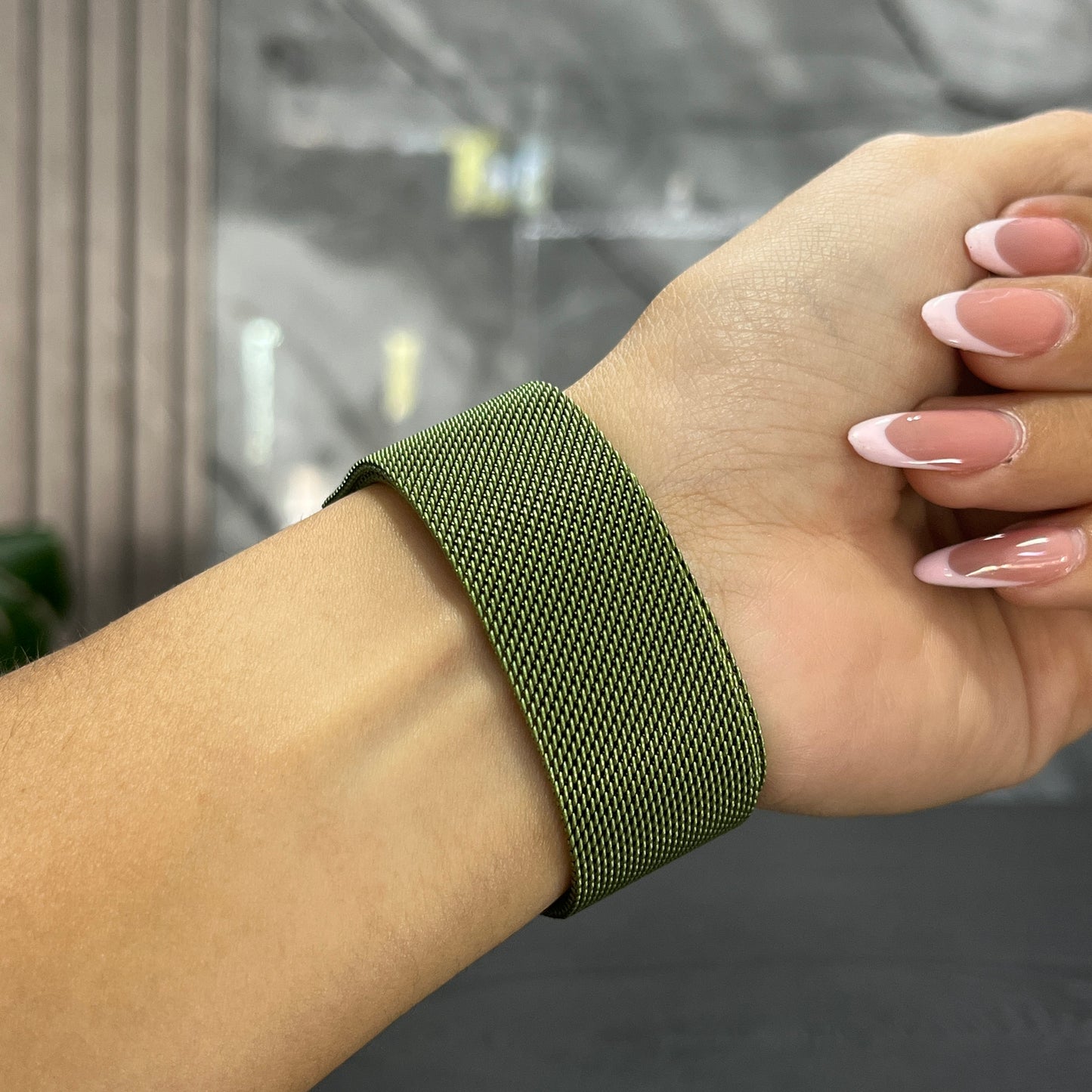 Pulso Metálico Verde