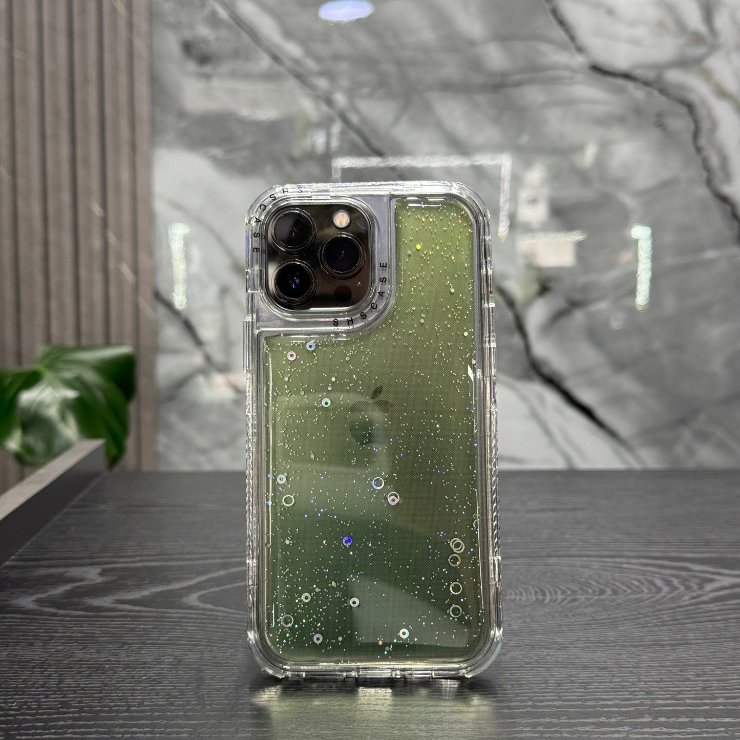 Case 360 Glitter Verde