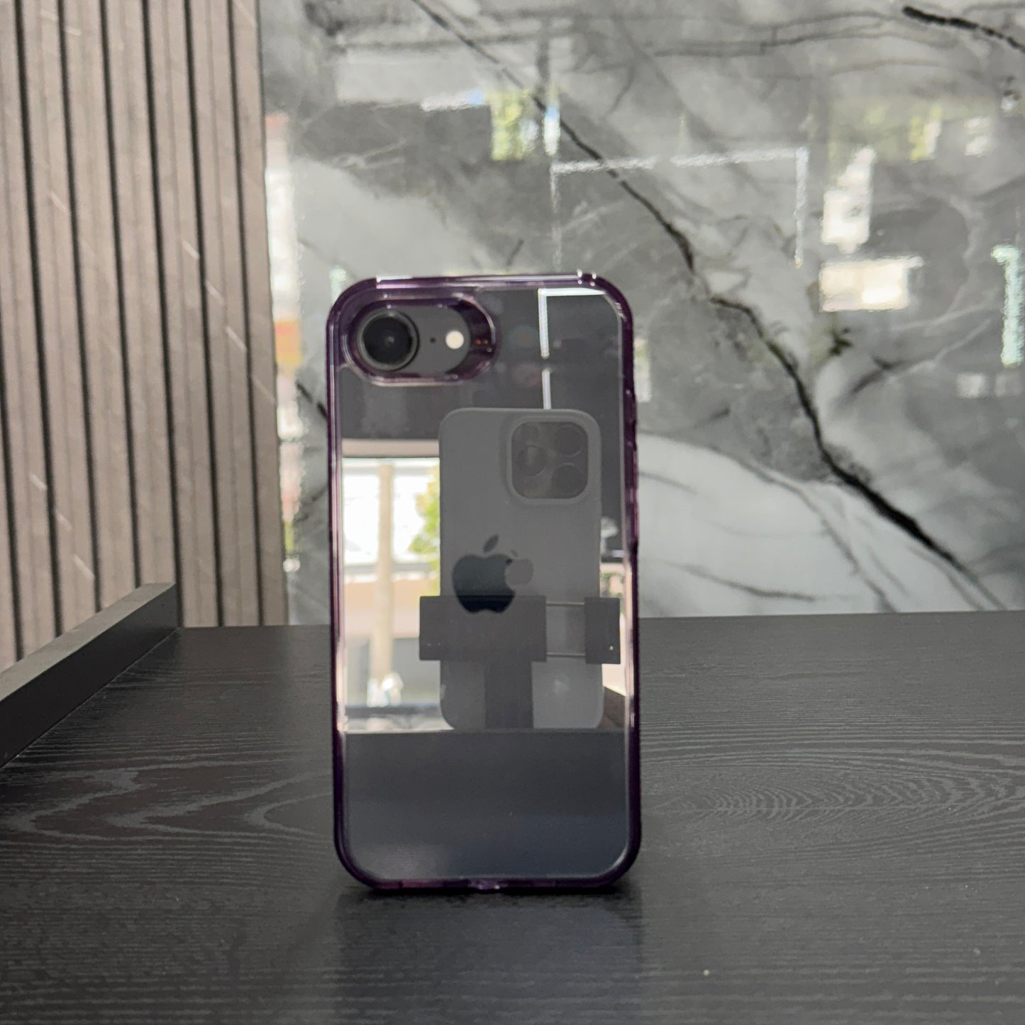 Case Borde Morado Sencillo