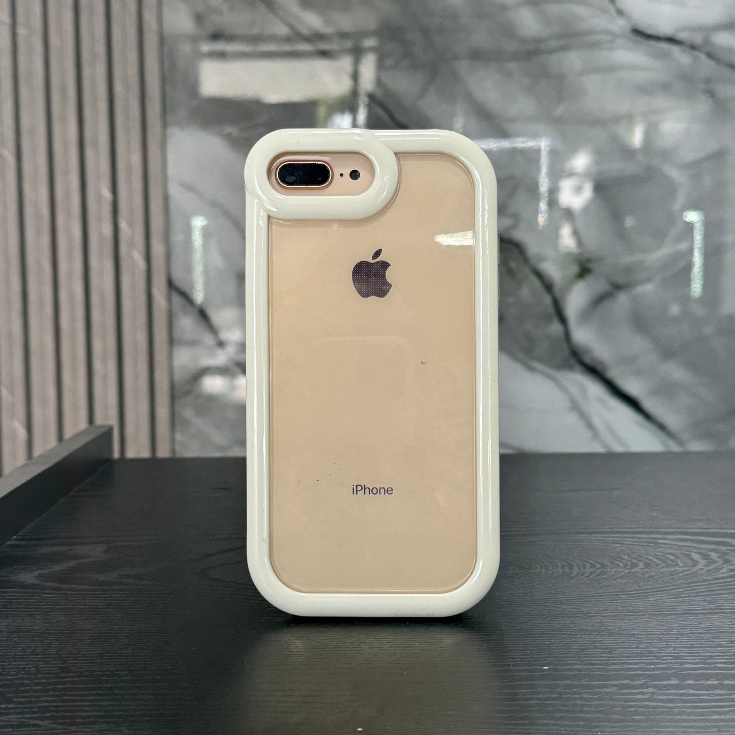 Case Round ⭕ Blanco