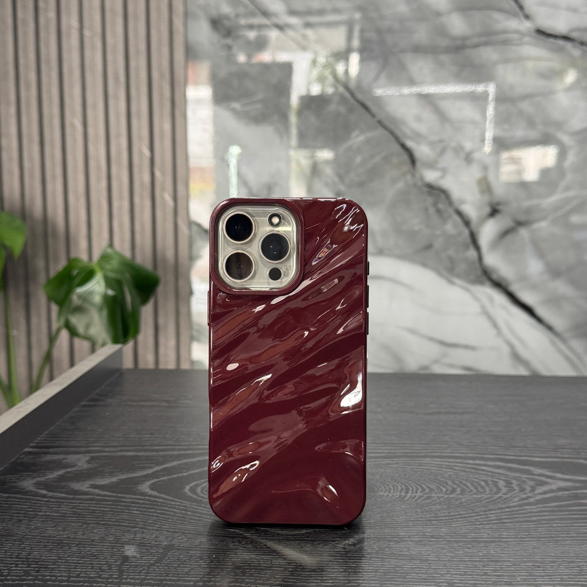 Case Wave Vino Tinto