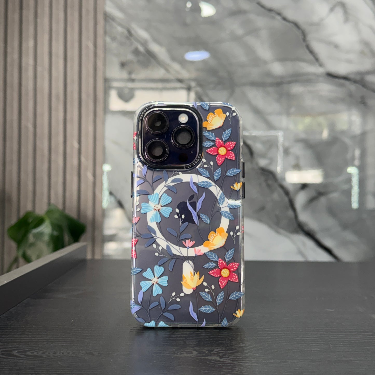 Case MagSafe Flowers Colorido