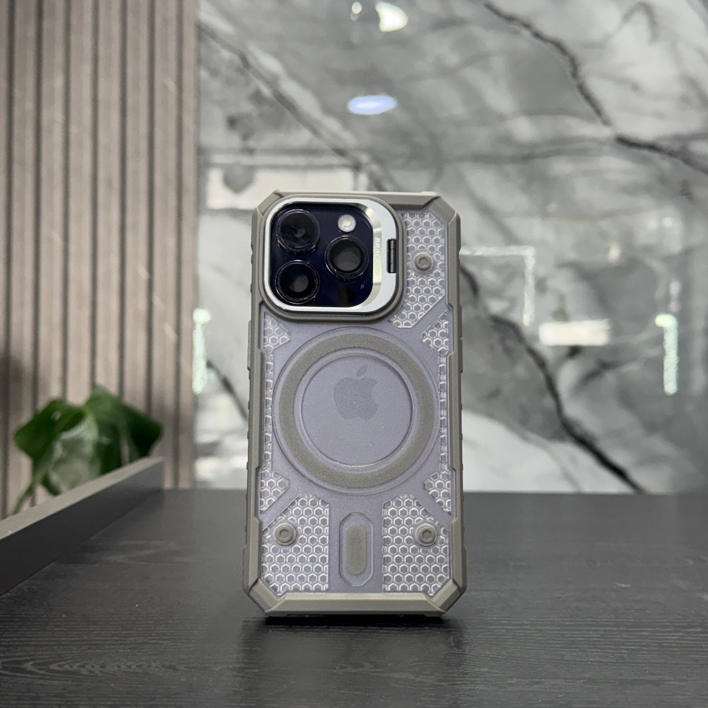 Case MagSafe Armadura Gris