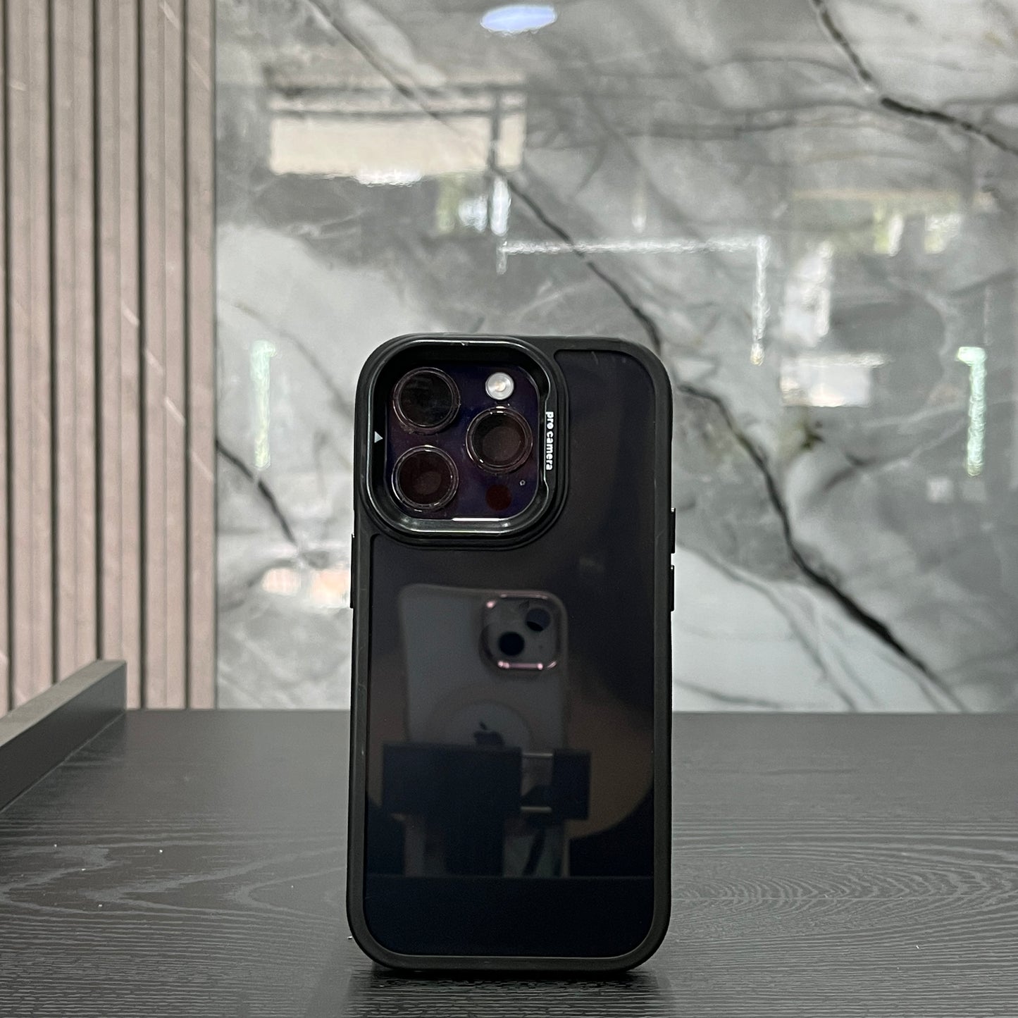 Case Soporte Lujo Negro Polarizado