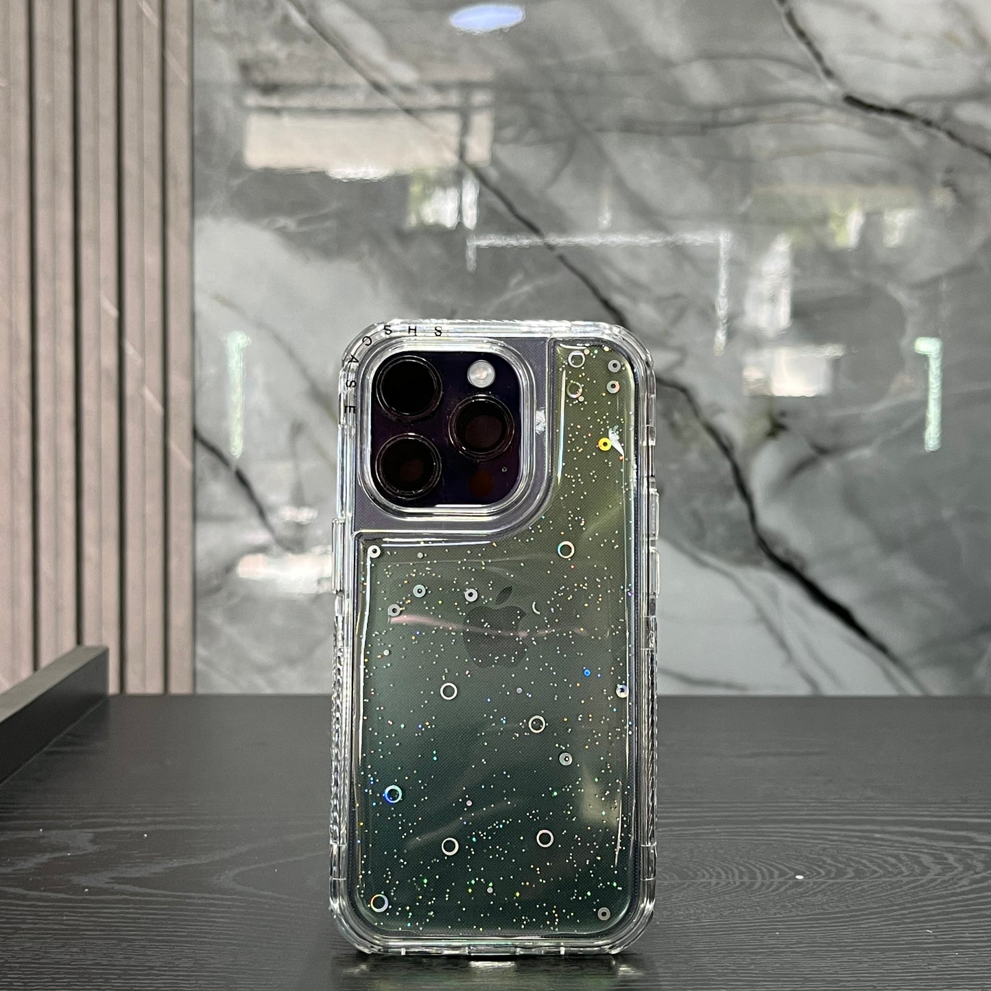 Case 360 Glitter Verde