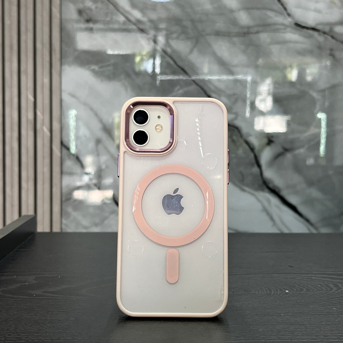 Case MagSafe Lujo Rosa