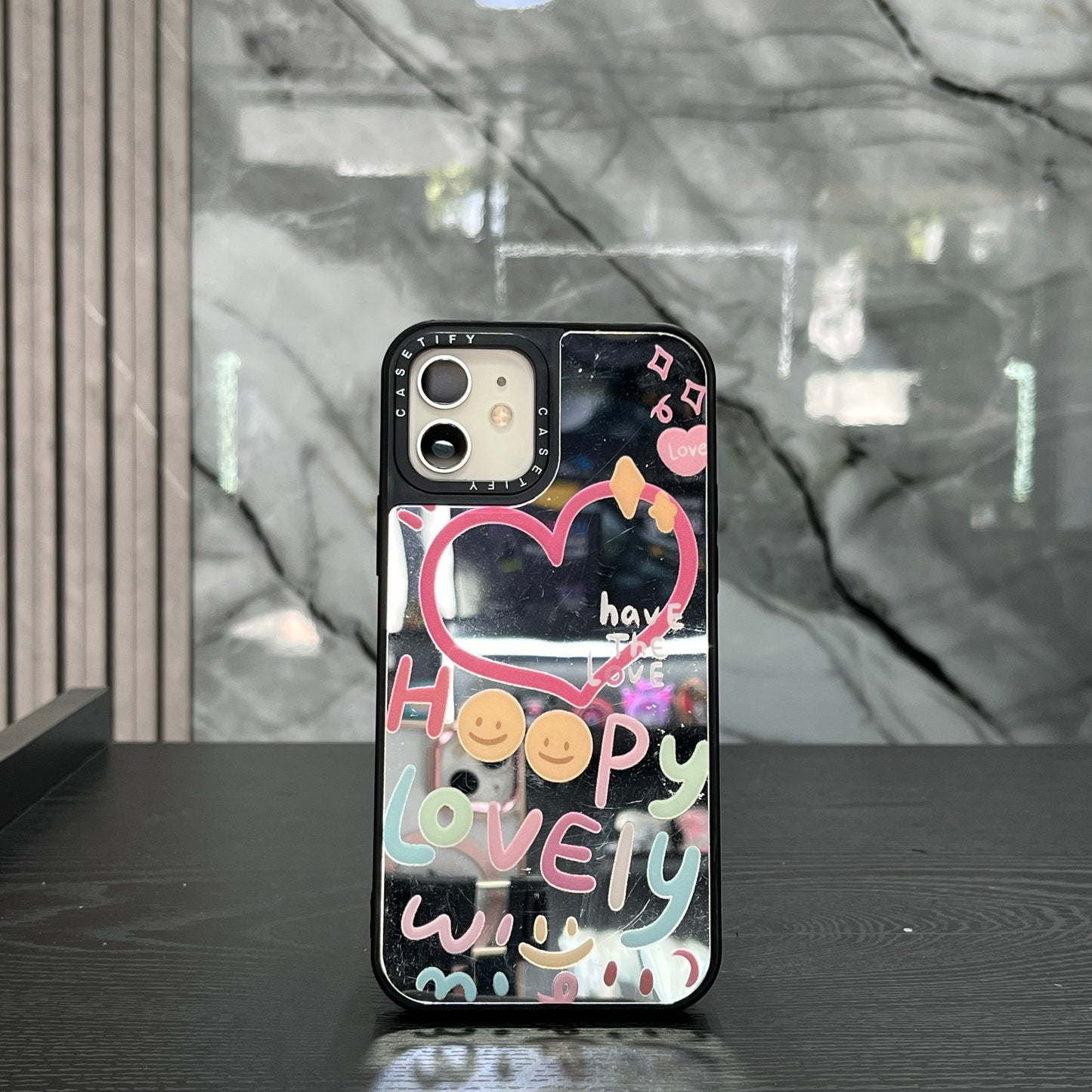 Case Espejo Happy Lovely