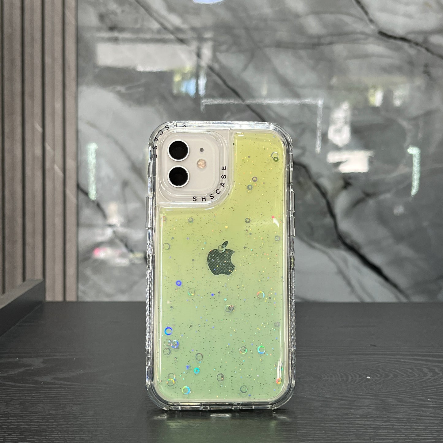 Case 360 Glitter Verde