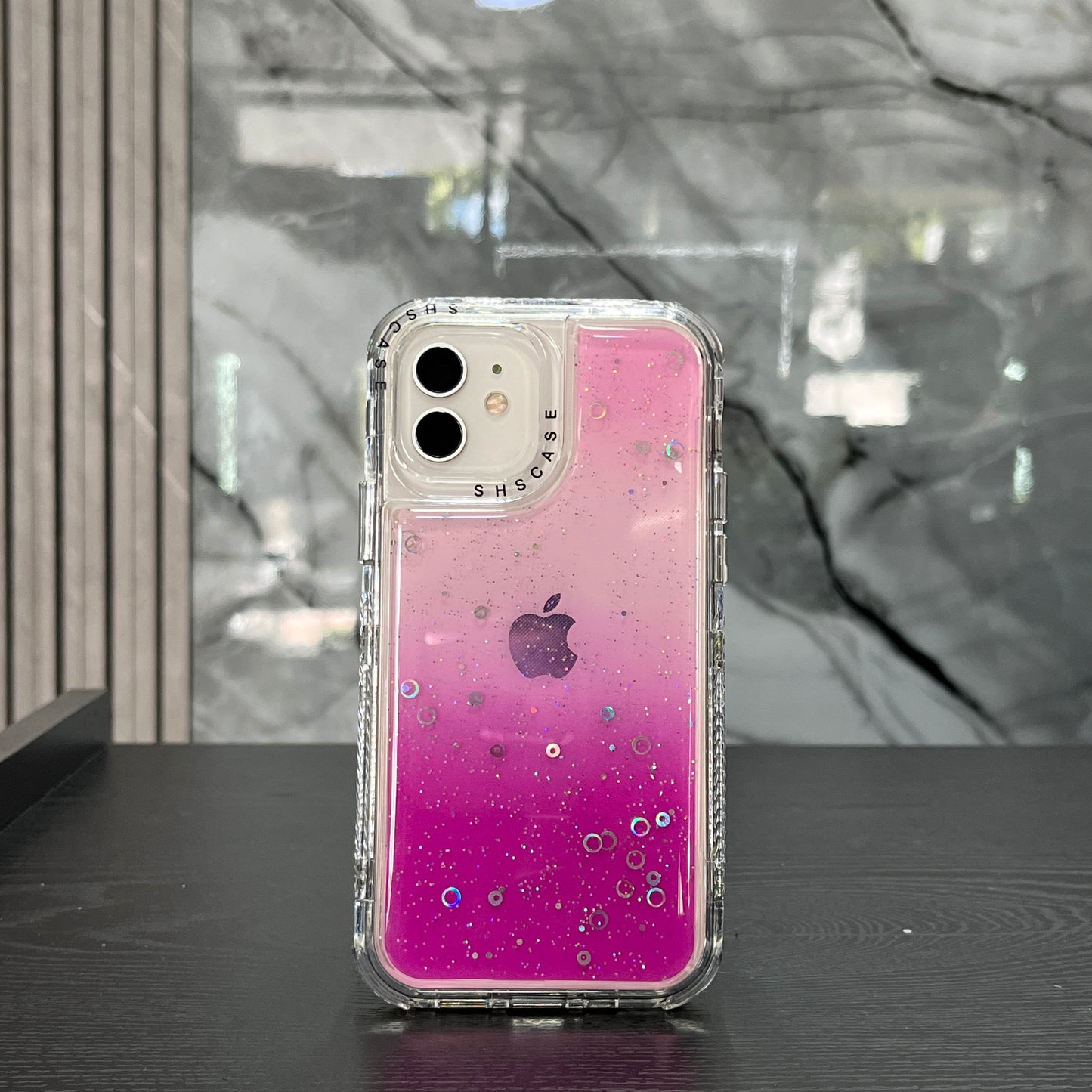 Case 360 Glitter Fucsia