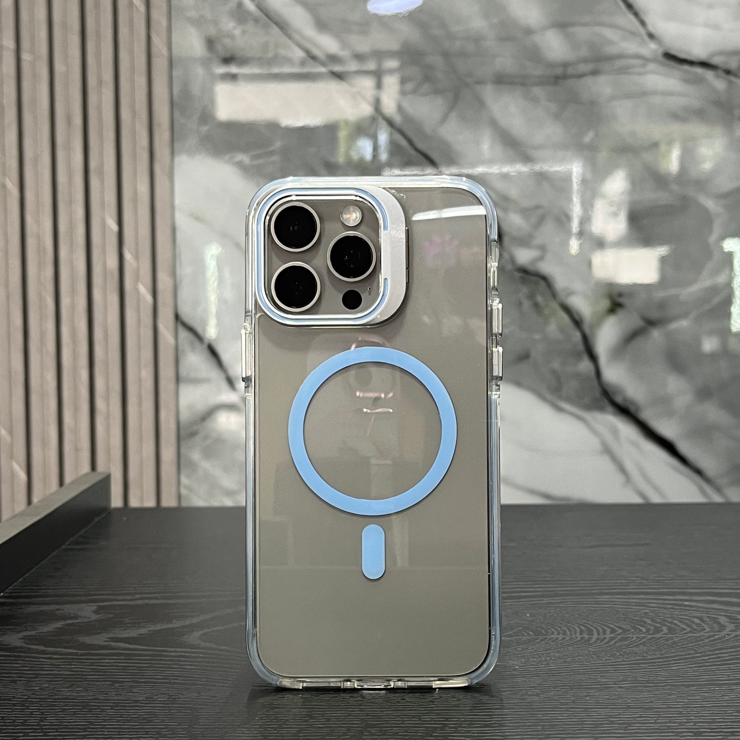 Case MagSafe Soporte Azul Claro Gear 4