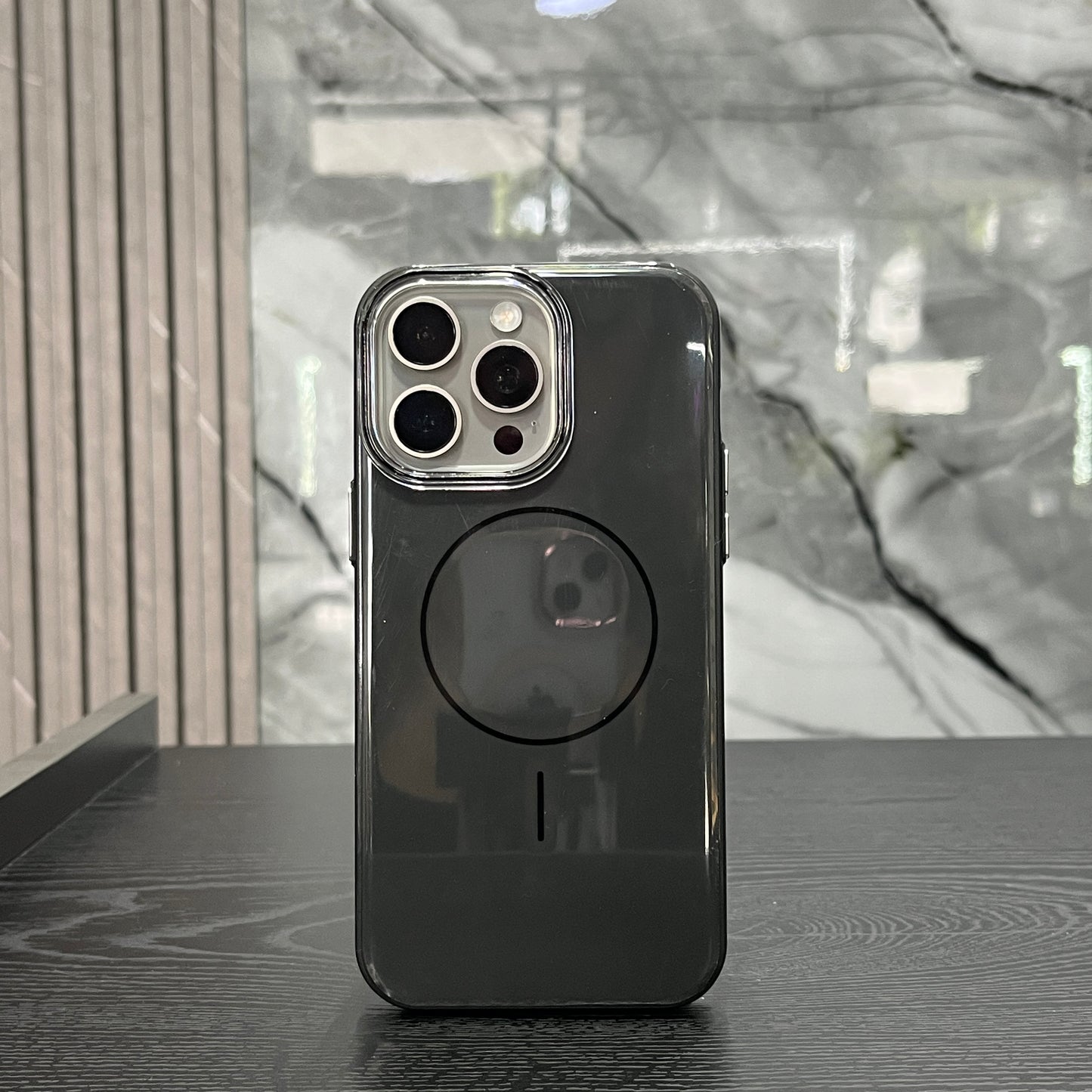 Case MagSafe Pasta Negro