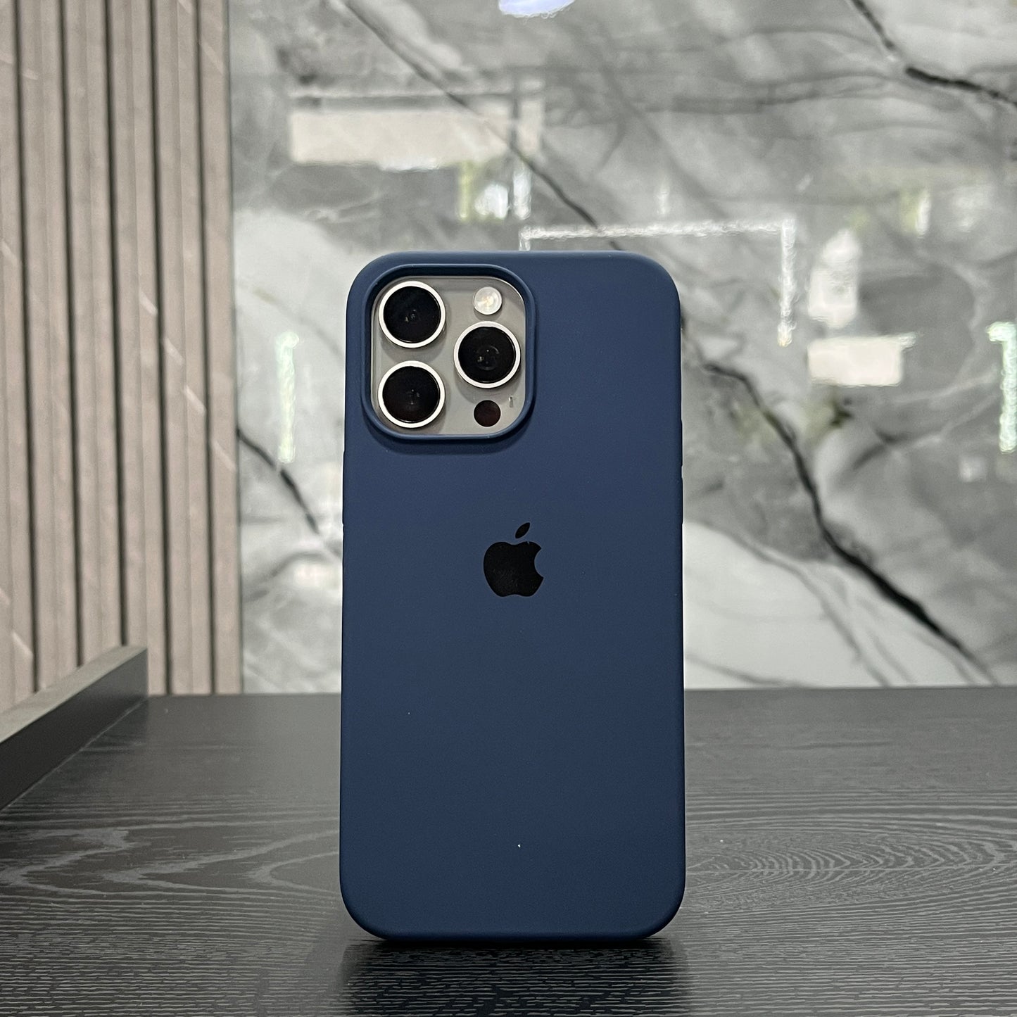 Silicone Case Azul Oscuro