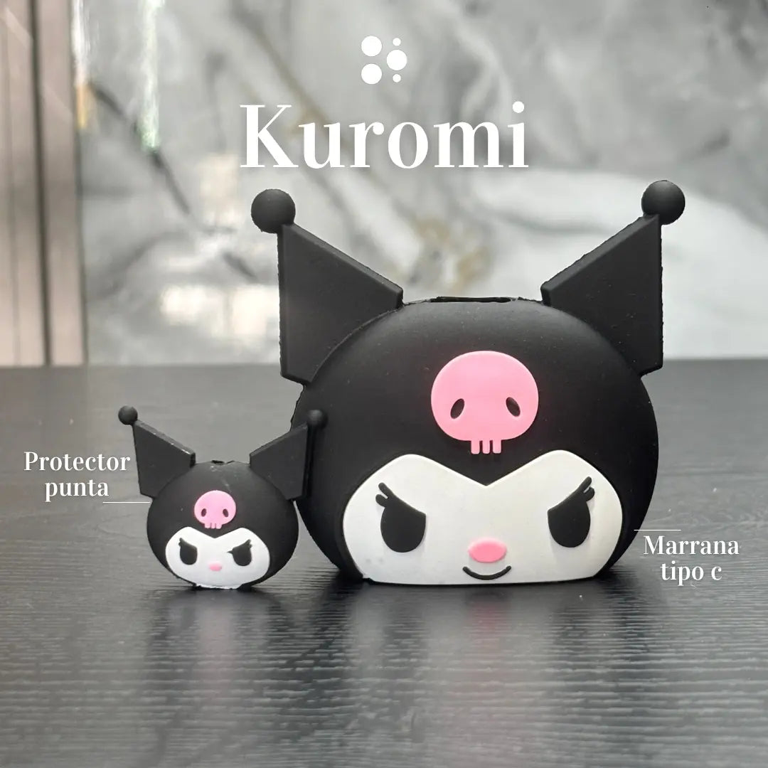 Protector de Cargador Kuromi Negro