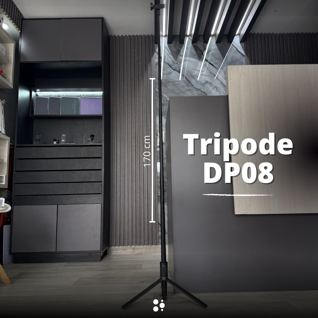 Trípode DP08— “Más alcance, más recuerdos”