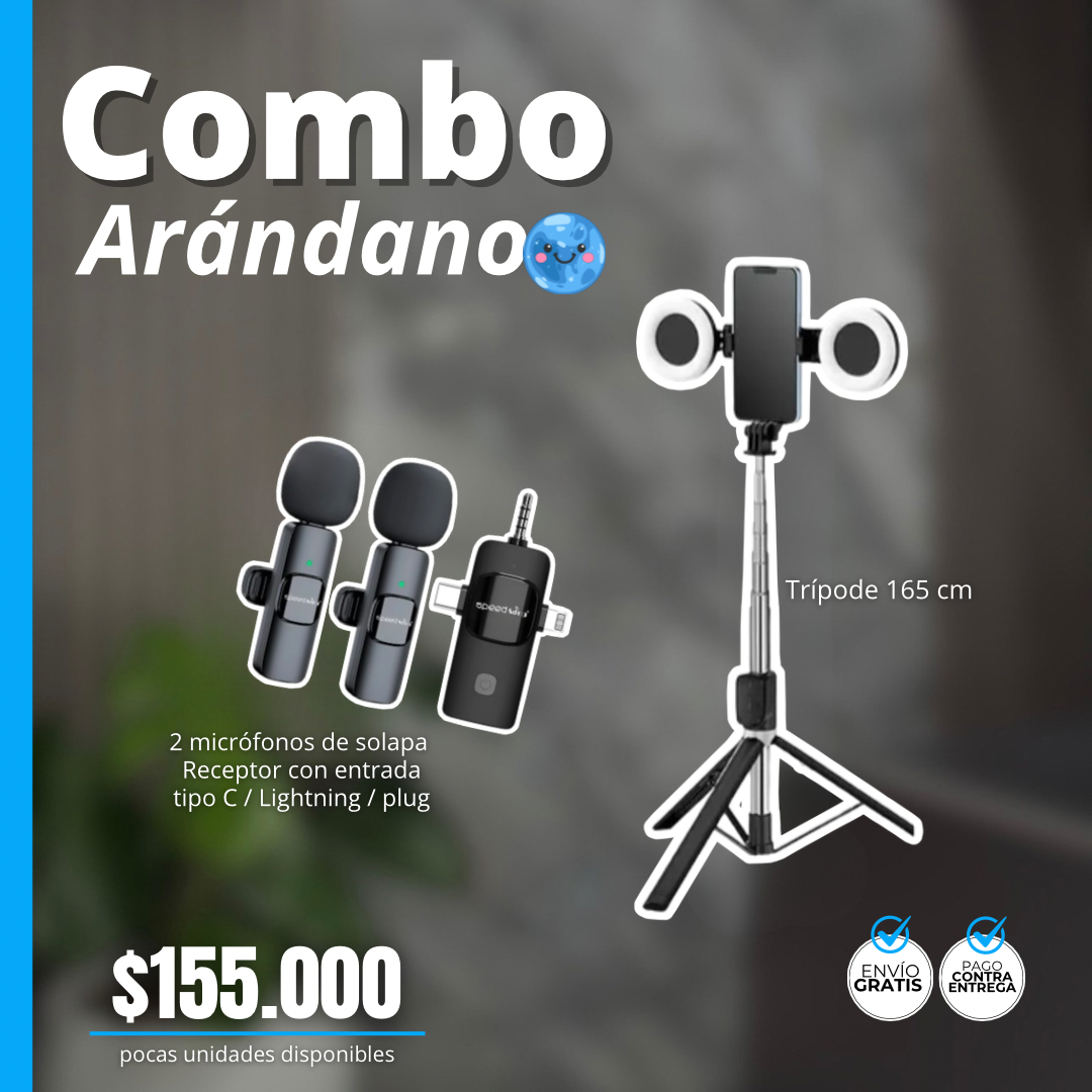 Combo Arándano 🫐 – "Mejora la calidad de tus videos"