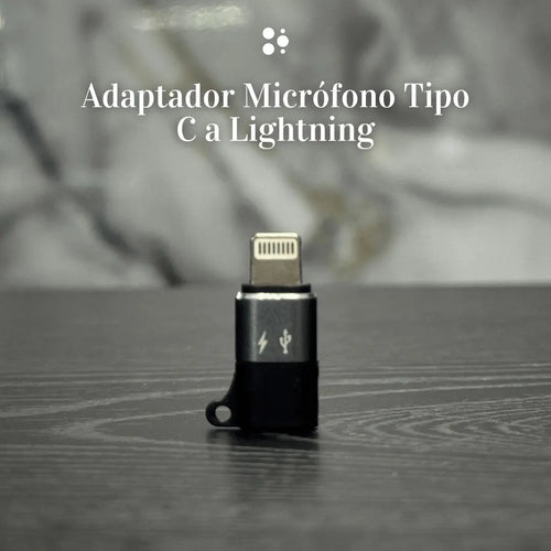 Adaptador Micrófono Tipo C a Lightning